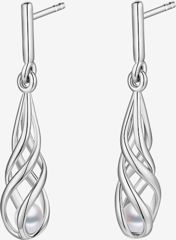 Nana Kay Earrings 'Drop' in Silver: front