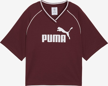 PUMA Функционална тениска 'Essential' в червено: отпред