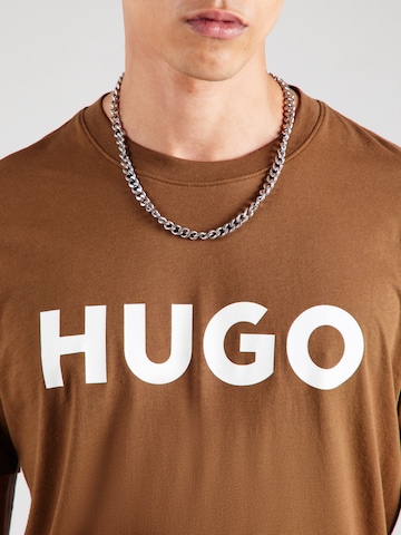 T-Shirt 'Dulivio' HUGO en marron