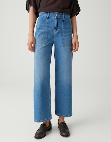 OPUS Wide leg Jeans 'Miva' in Blauw: voorkant
