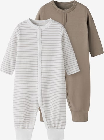 TWO SOON Pajamas in Brown: front