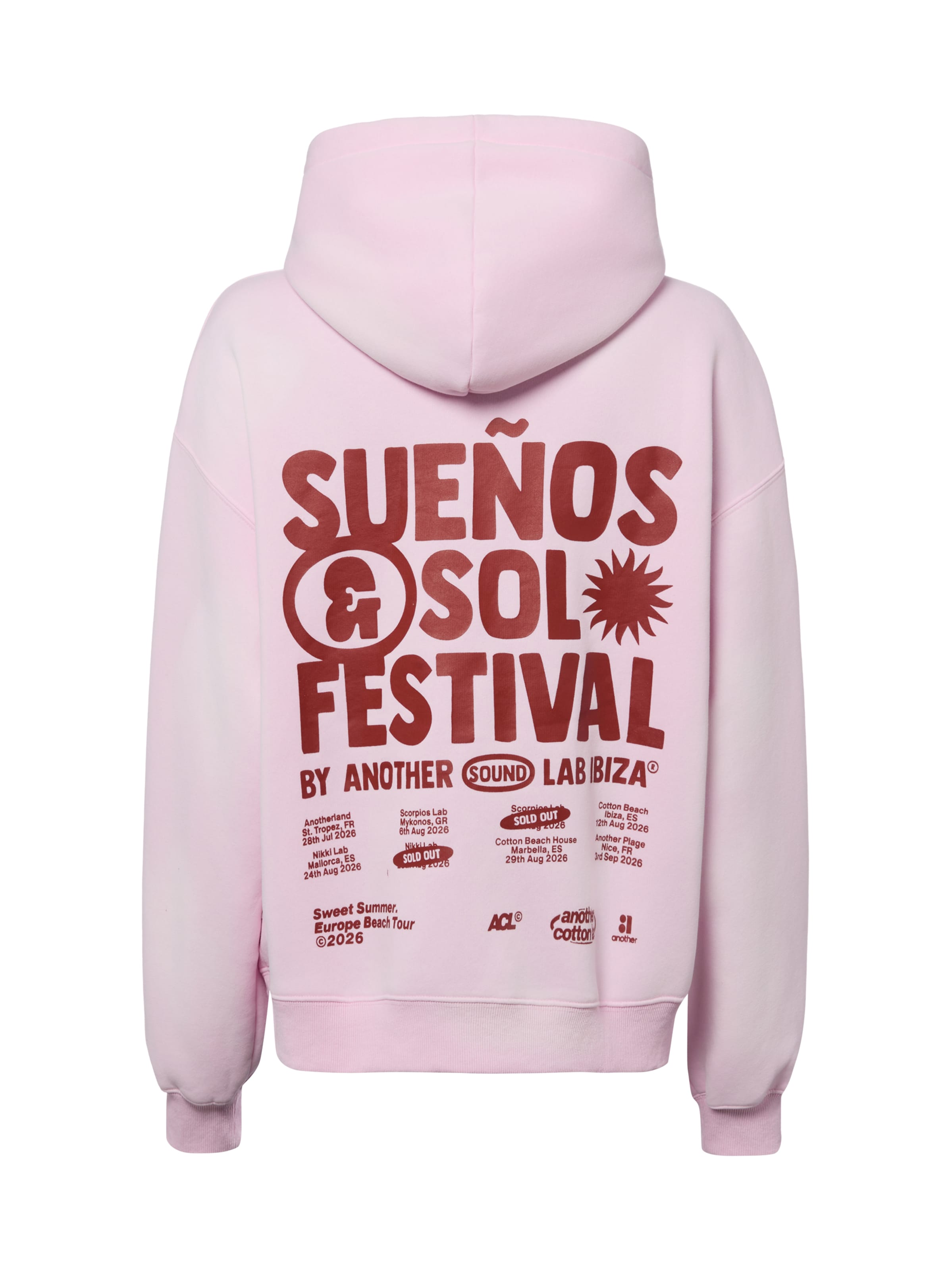 Another Cotton Lab Sweatshirt 'Suenos Sol Festival' in Pink