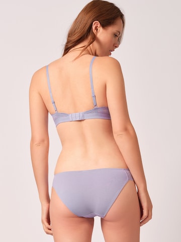 Skiny Triangle Bra in Purple