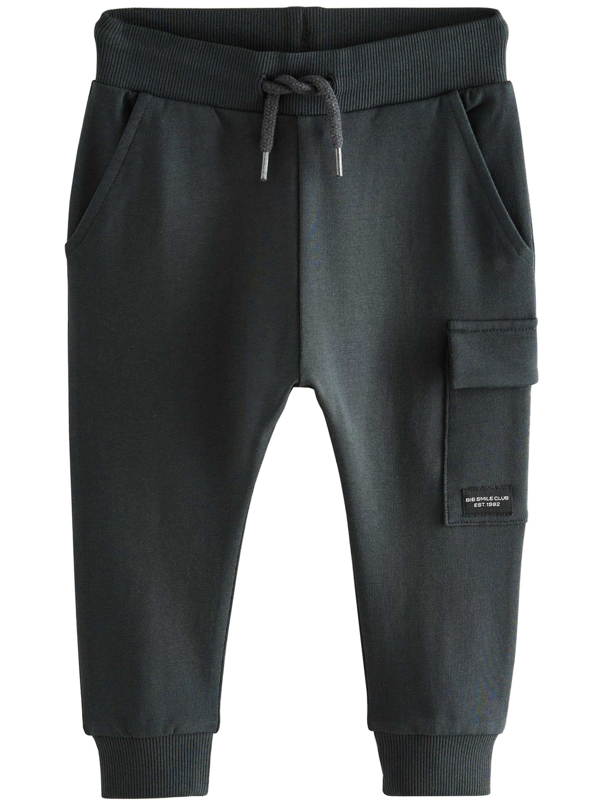 Next Tapered Trousers in Grey: front