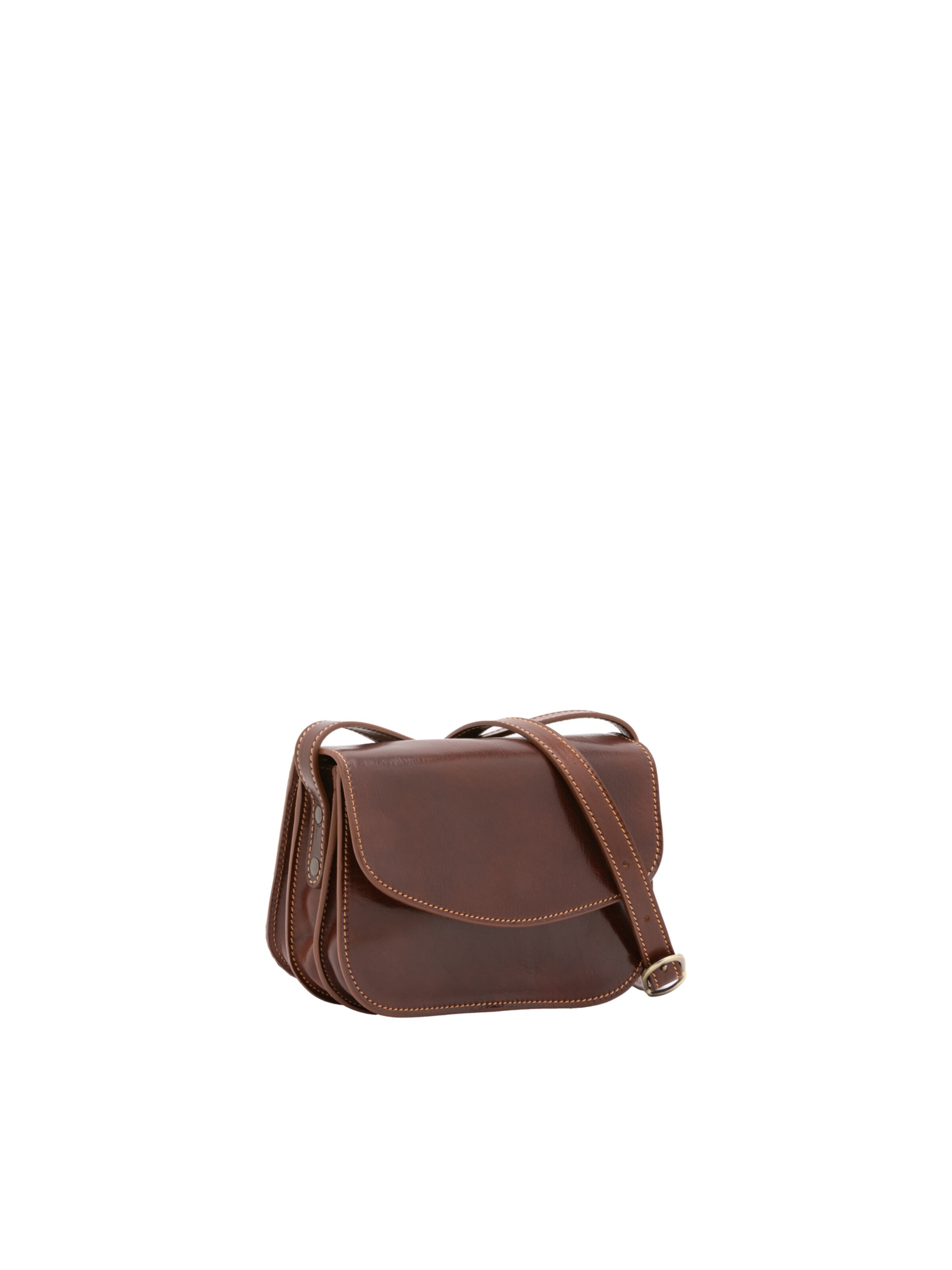 Viola Castellani Umhängetasche in Braun: Vorderseite