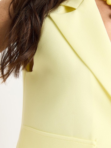 Gilet da completo di Bianco Lucci in giallo