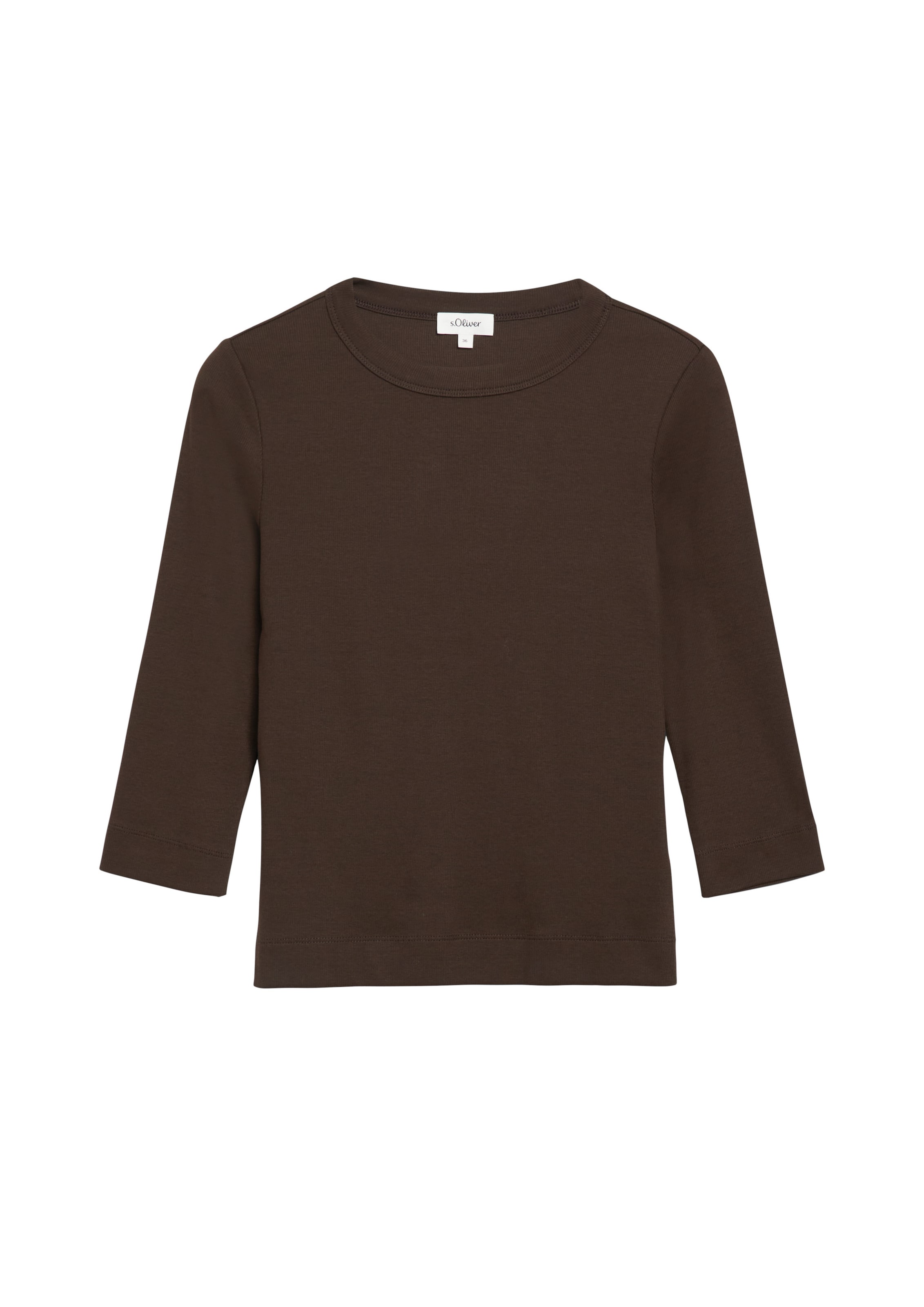 T-shirt s.Oliver en marron : devant