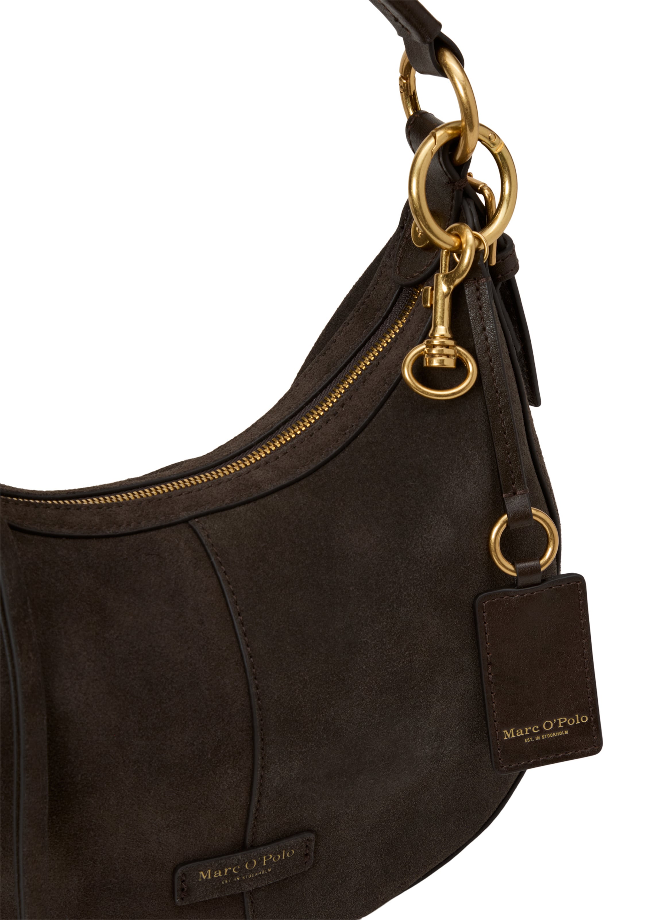 Marc O'Polo Shoulder bag 'Pernille' in Brown: front