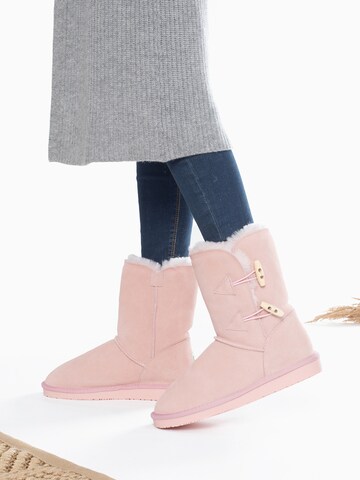 Boots da neve 'Hubbard' di Gooce in rosa: frontale