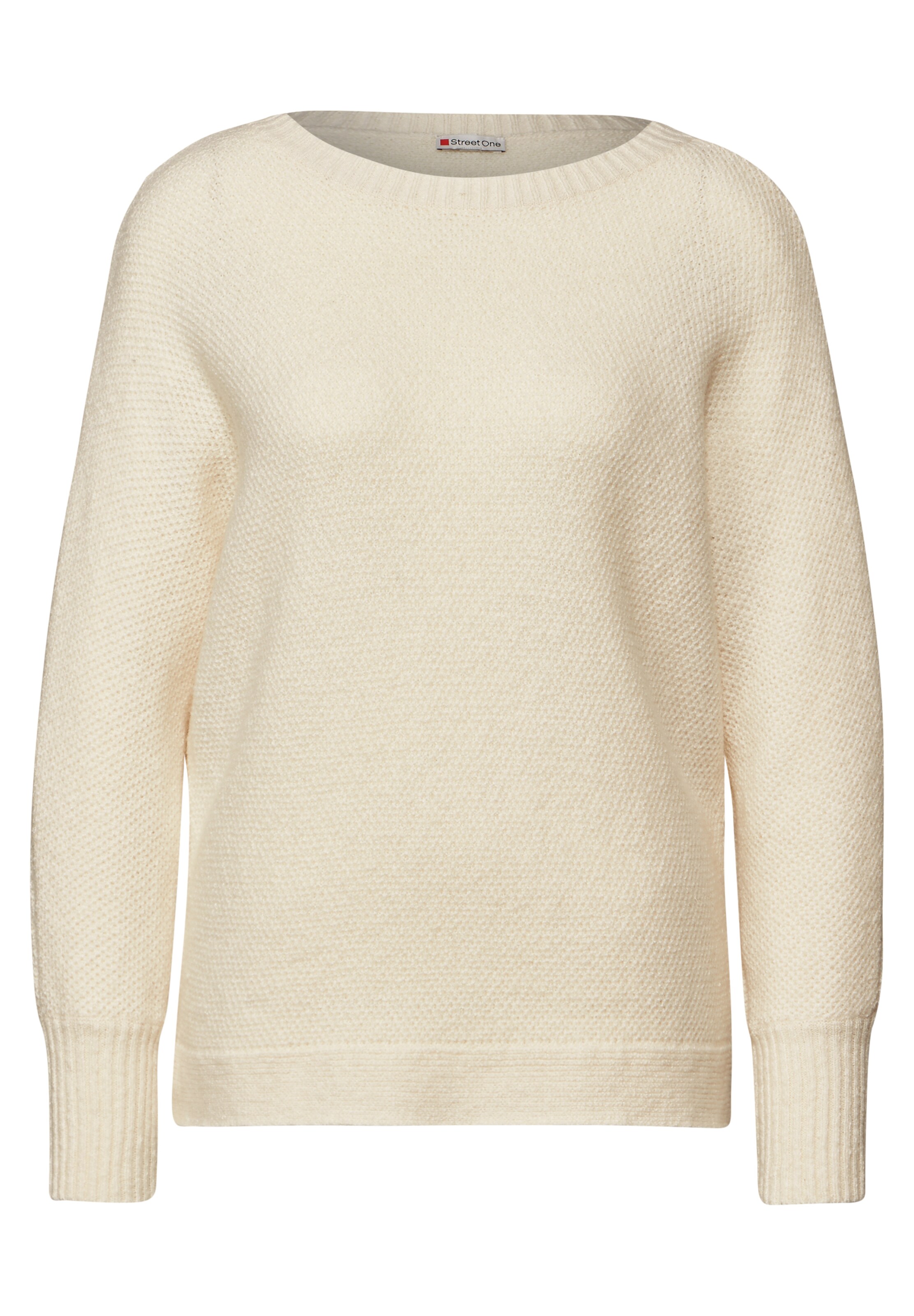STREET ONE Pullover 'Dolman' in Beige: Vorderseite