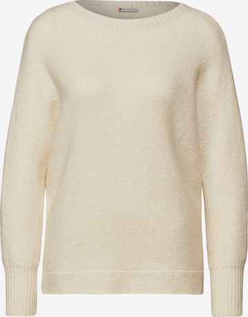 STREET ONE Pullover 'Dolman' in Beige: Vorderseite