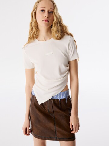 T-shirt Twist en beige