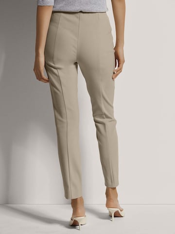 Coupe slim Pantalon MADELEINE en beige