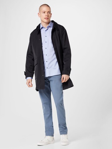 ETERNA Slim fit Zakelijk overhemd in Blauw