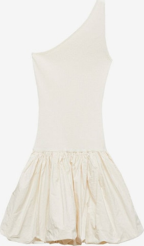 MANGO Cocktail Dress in Beige: front