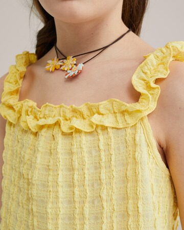 WE Fashion Топ в Желтый