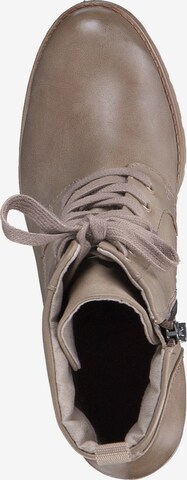 MARCO TOZZI Lace-Up Ankle Boots in Grey