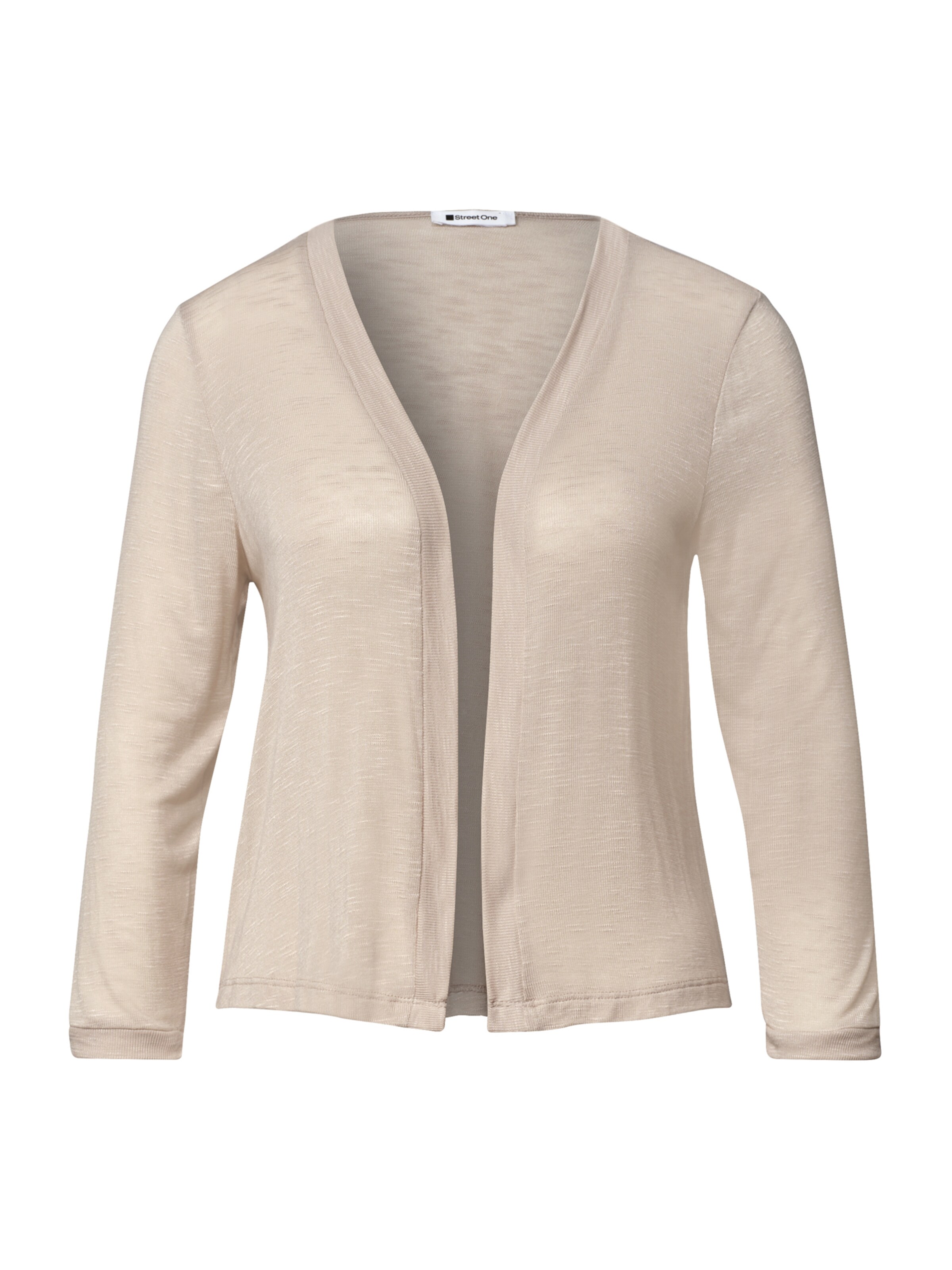 STREET ONE Knit Cardigan 'Suse' in Beige: front