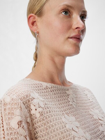 OBJECT - Blusa 'OBJRIMINI' en beige