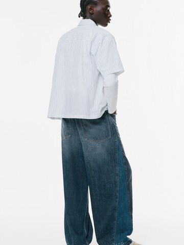 Baggy Jean Pull&Bear en bleu