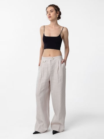 Antioch - Loosefit Calças 'Hilda' em bege