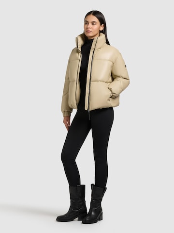 khujo Winter Jacket 'Khalia' in Beige