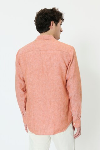 Matinique Regular fit Overhemd 'Marc' in Oranje