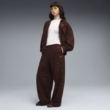 PUMA Sweatjacke in Braun