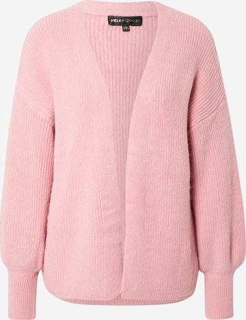 Mela London Knit Cardigan in Pink: front