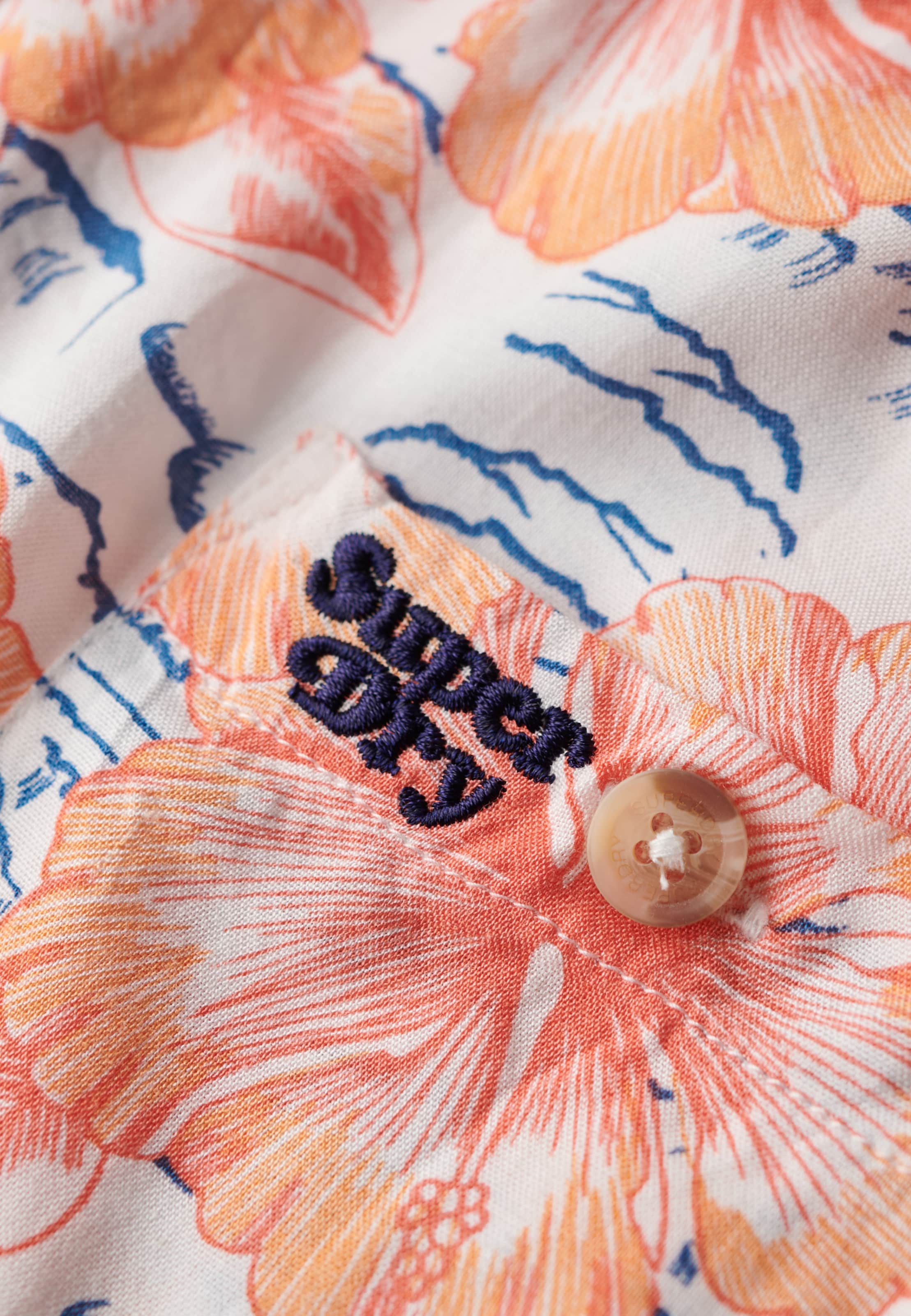 Superdry Bluse 'Vintage Beach Resort' in Mischfarben