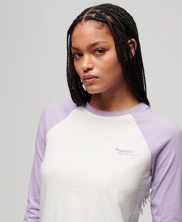 T-shirt 'Essential' Superdry en violet
