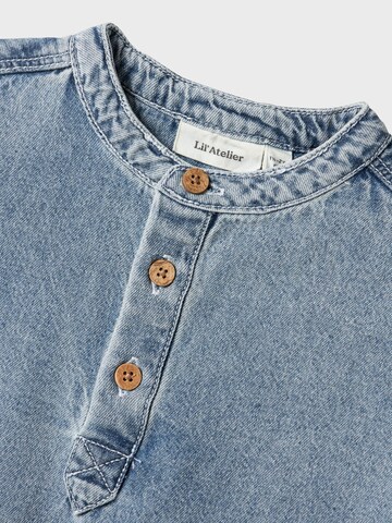 NAME IT Comfort fit Button up shirt in Blue