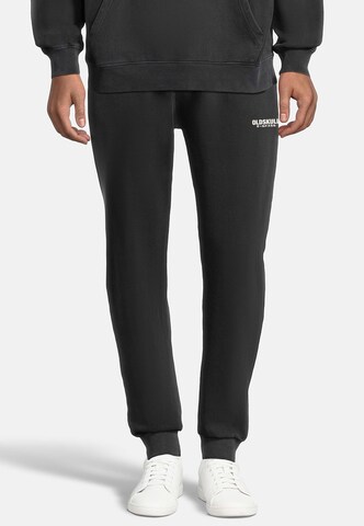 Oldskull Regular Hose in Schwarz: Vorderseite