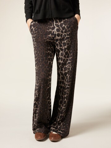 CALZEDONIA Wide leg Pants in Brown