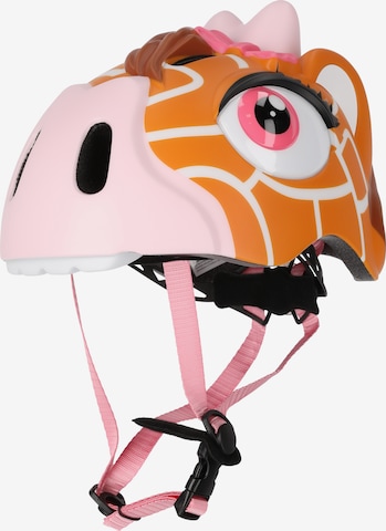 Crazy Safety Helmet 'Giraffe' in Orange: front