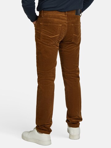PIERRE CARDIN Regular Jeans 'Lyon' in Bruin
