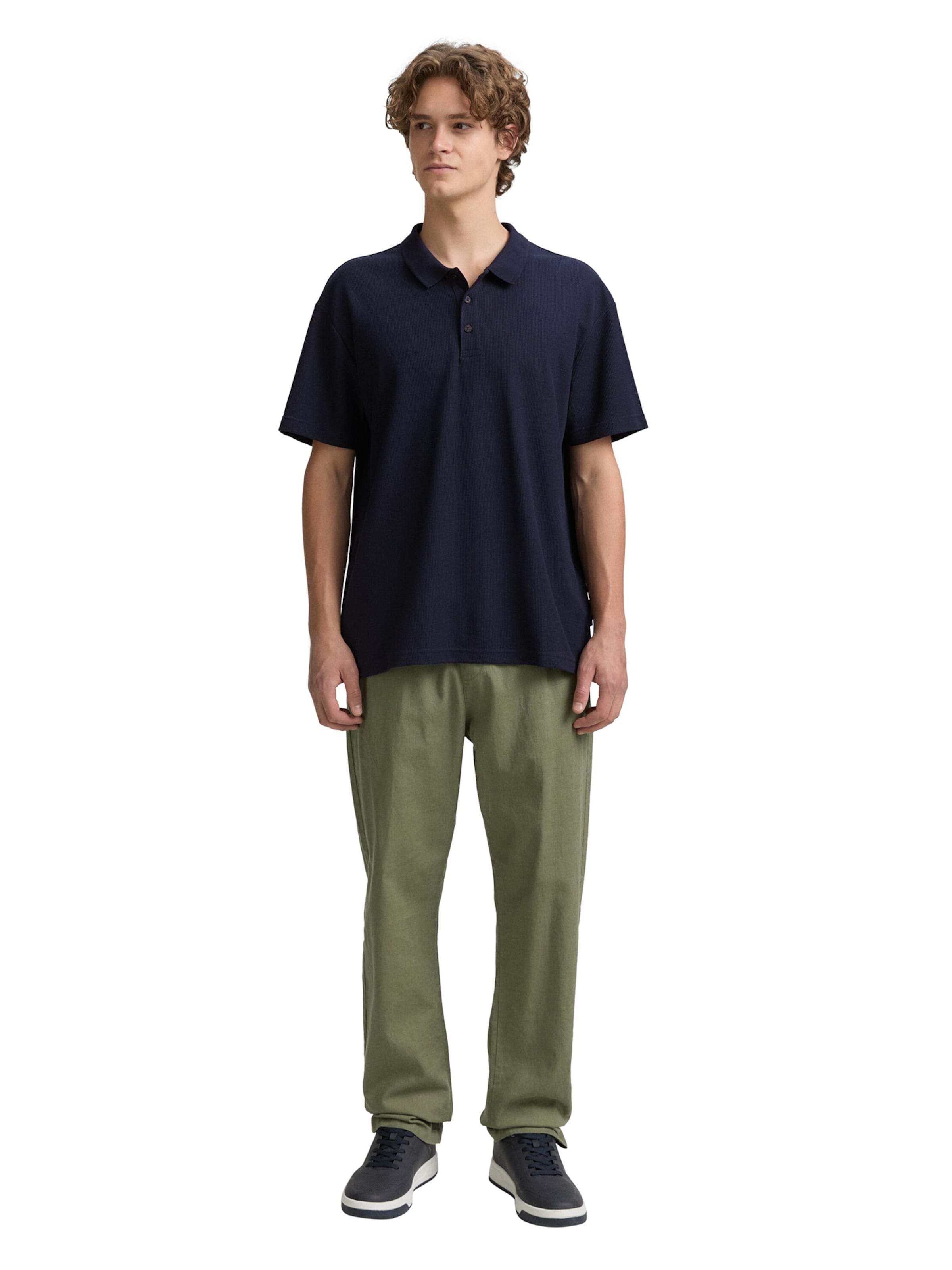 TOM TAILOR DENIM Poloshirt in Blau