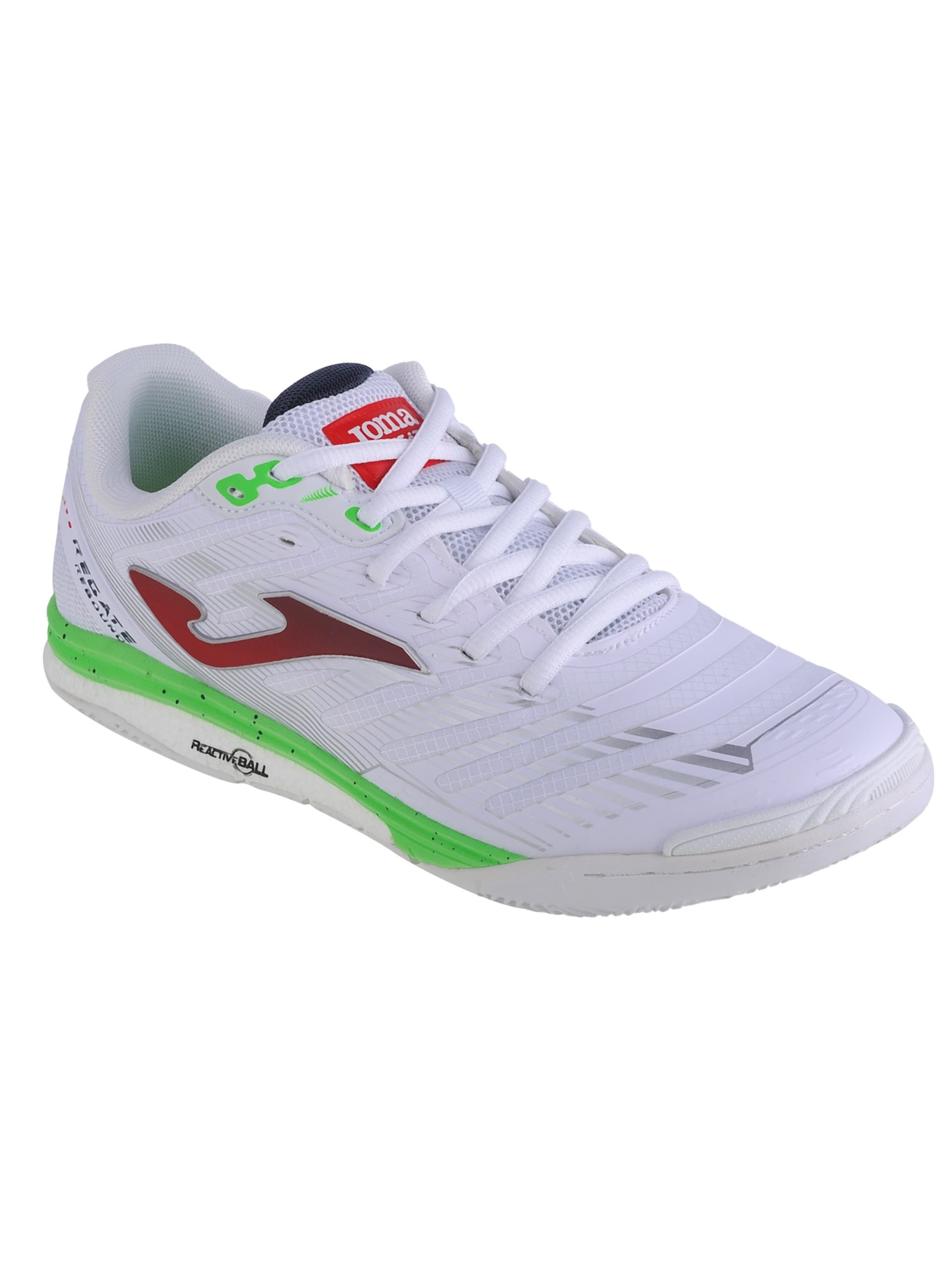 JOMA Soccer shoe 'Regate Rebound 24 RREW IN' in White: front