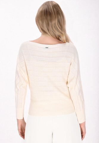 DreiMaster Klassik Sweater 'Classic Look' in Beige