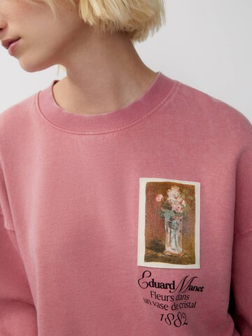 Pull&Bear Sweatshirt in Pink
