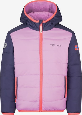 TROLLKIDS Outdoor jacket in Purple: front