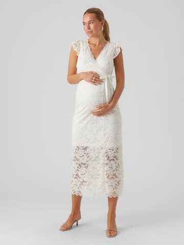 MAMALICIOUS Kleid 'Mivane' in Weiß