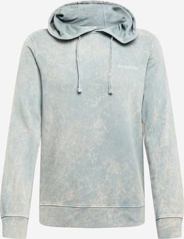 DENHAM Sweatshirt 'BAKER' in Grijs: voorkant