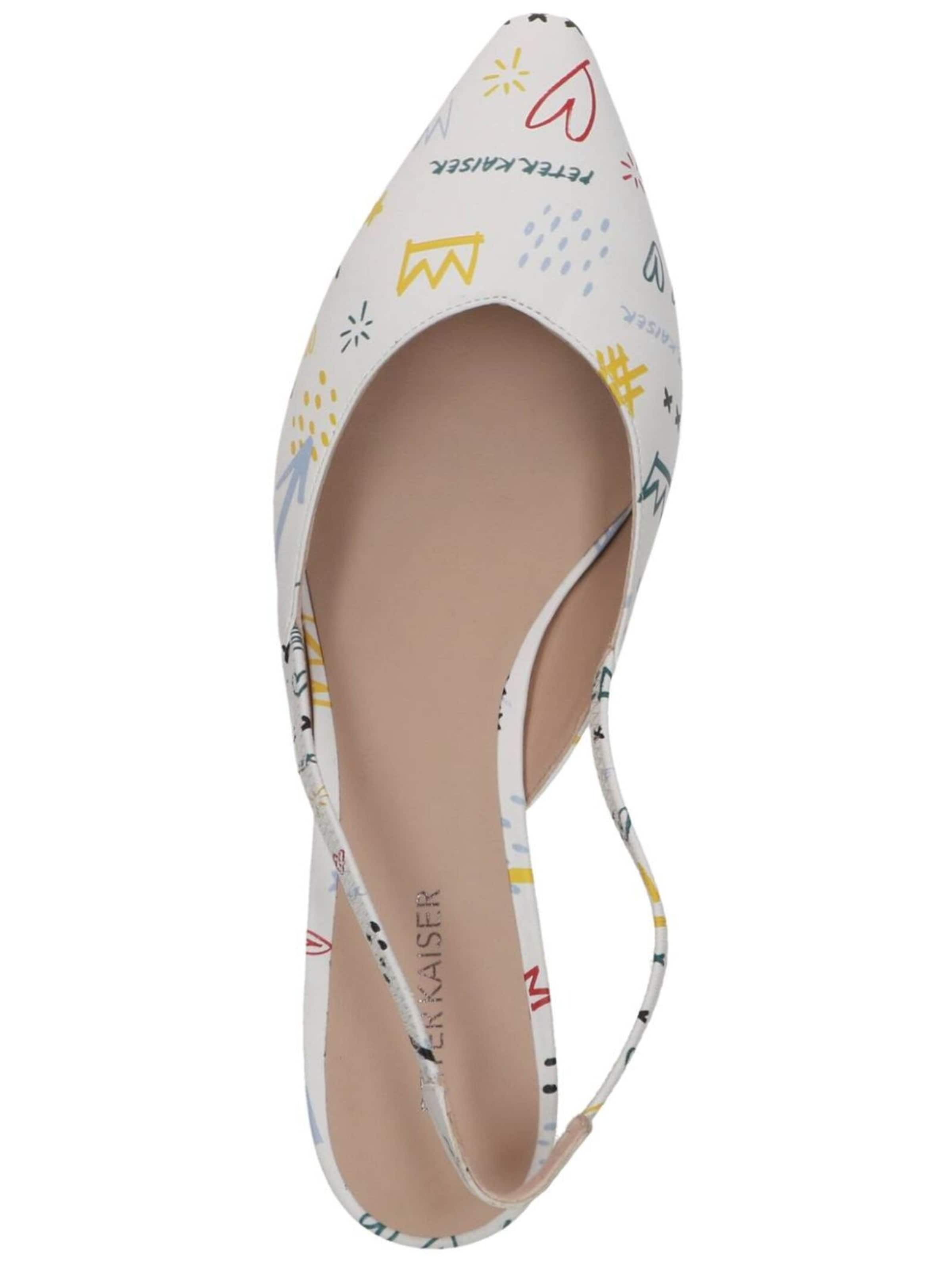 PETER KAISER Slingback Pumps in White