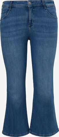 TRIANGLE Flared Jeans in Blau: predná strana