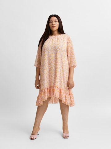 Selected Femme Curve Jurk 'Any-Gracy' in Wit