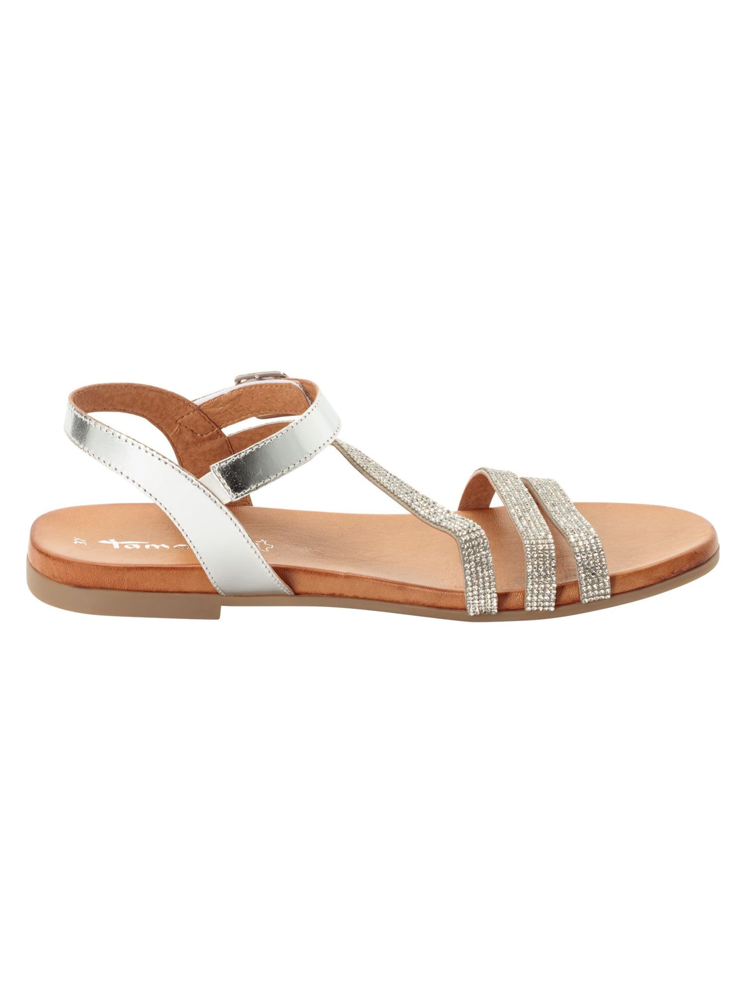 Tamaris Strap sandal in Silver