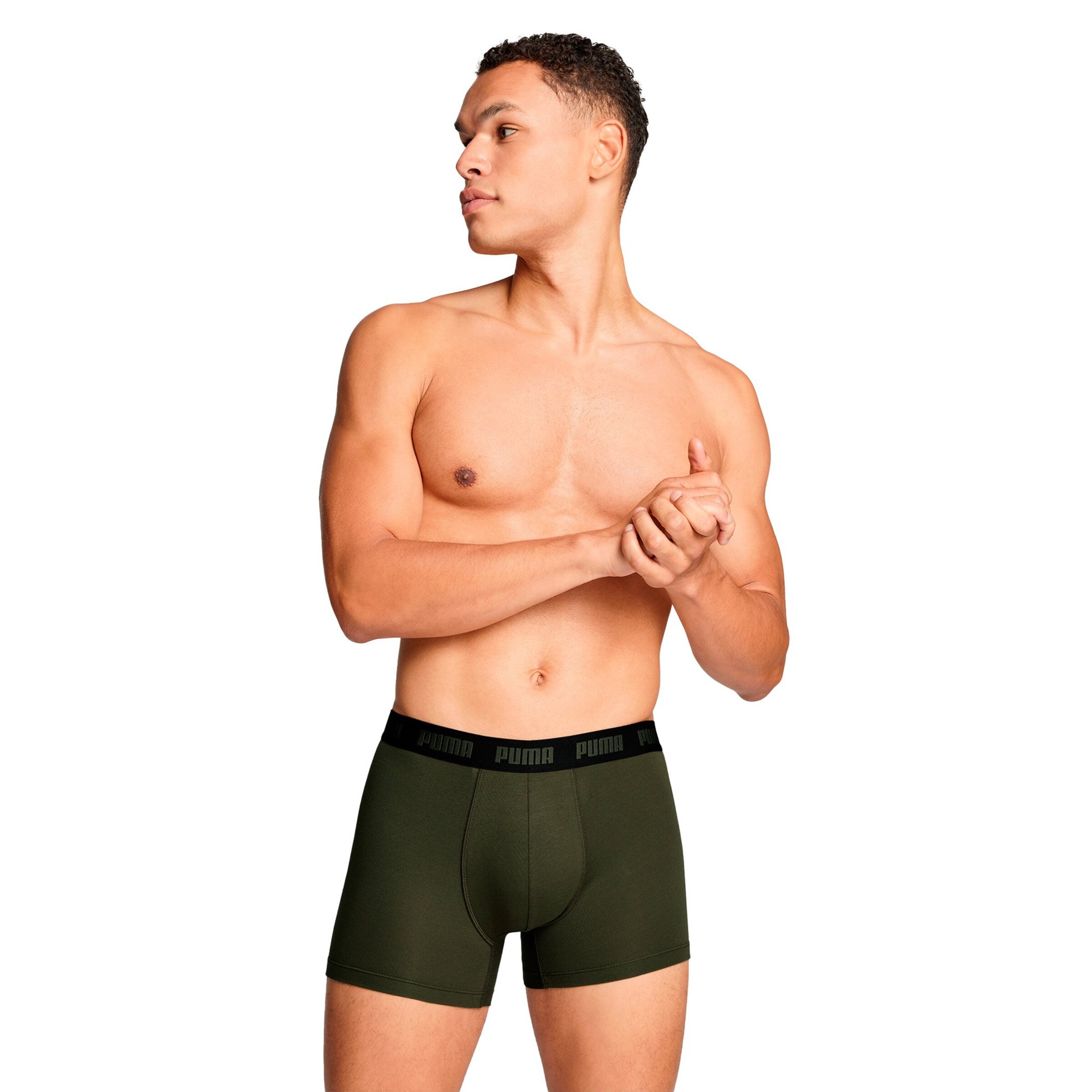 Boxers PUMA en vert