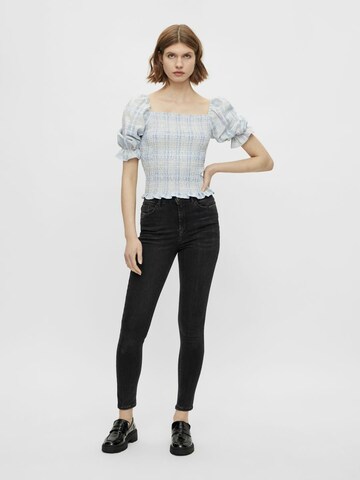 PIECES - Blusa en azul
