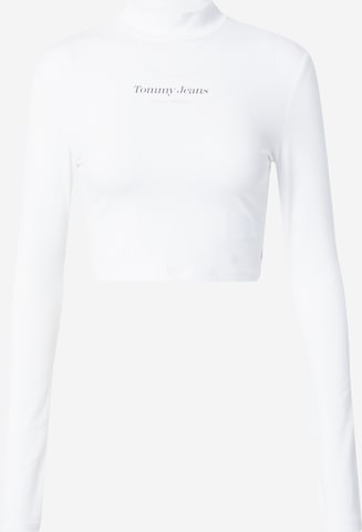 balta Tommy Jeans Marškinėliai 'ESSENTIAL': priekis